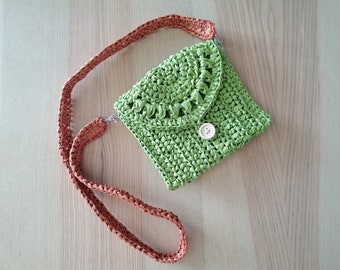 sac crochet raphia (crocheté a la main)