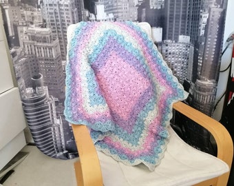 Couverture berceau bébé crochet