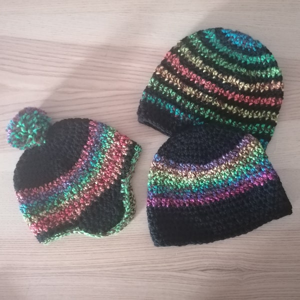 bonnet tricot enfant de 2 a 10 ans multicolore - MYBOSHI