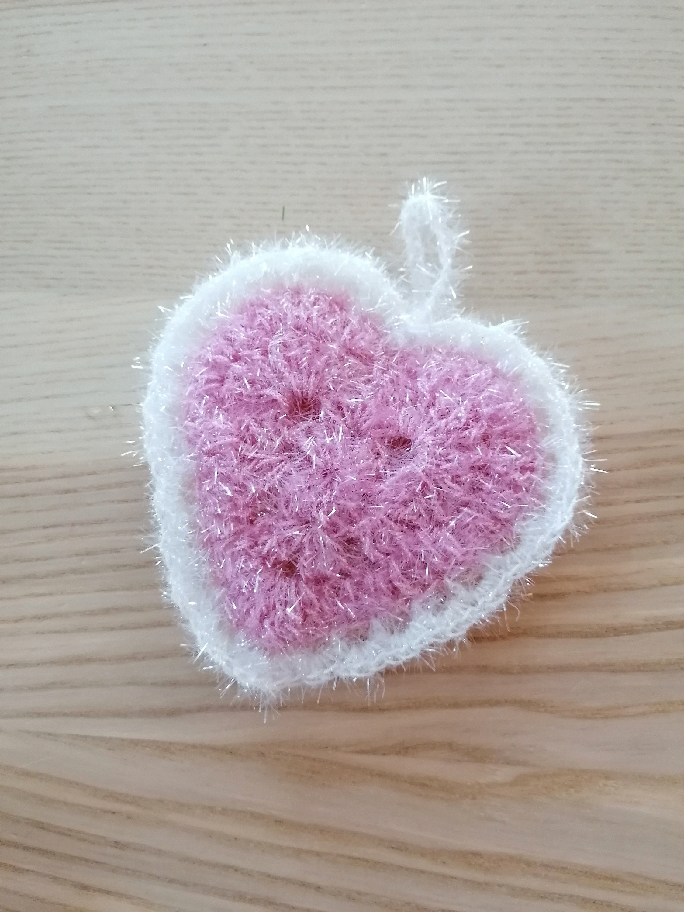 Éponge Tawashi Coeur - Fête Des Mères/Washable & Reusable Sponge