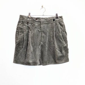 Gray Corduroy Skirt Etsy UK