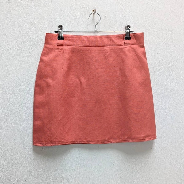 Pink Mini-Skirt Vintage Pink Skirt Small Mini Skirt High Waisted Skirt Small Skirt Pink High Waisted Mini-Skirt Vintage Mini-Skirt Pink Mini