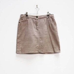 Beige Corduroy Skirt Etsy UK