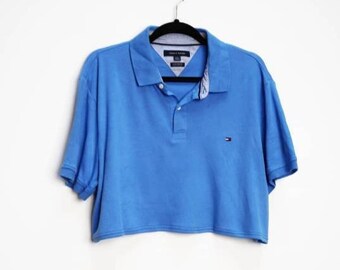 tommy hilfiger crop polo