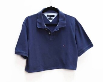 tommy hilfiger crop polo