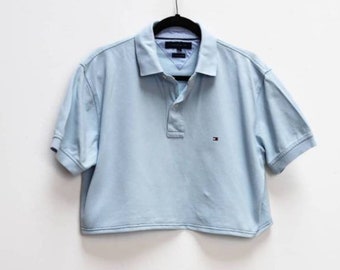 tommy hilfiger long sleeve crop top