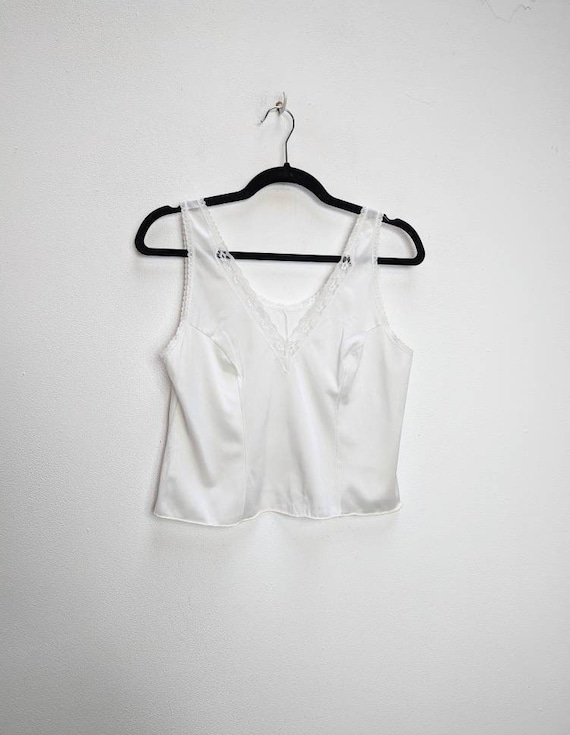 White Lace Crop Top Vintage Sheer Crop Top Cropped Cami Top Sheer White Cami  Crop Top Cropped Camisole Top Vintage Crop Top Lacy Crop Cami S -   Canada