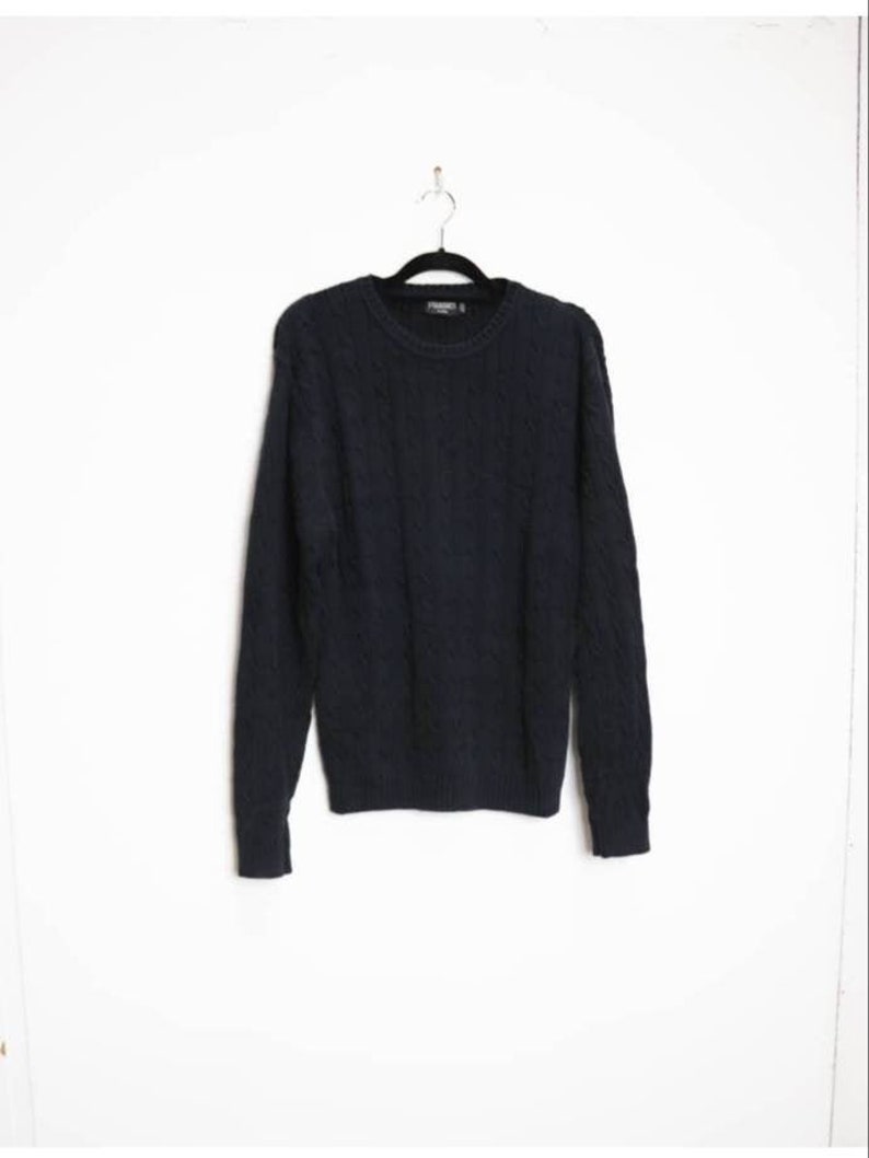 thin cable knit jumper