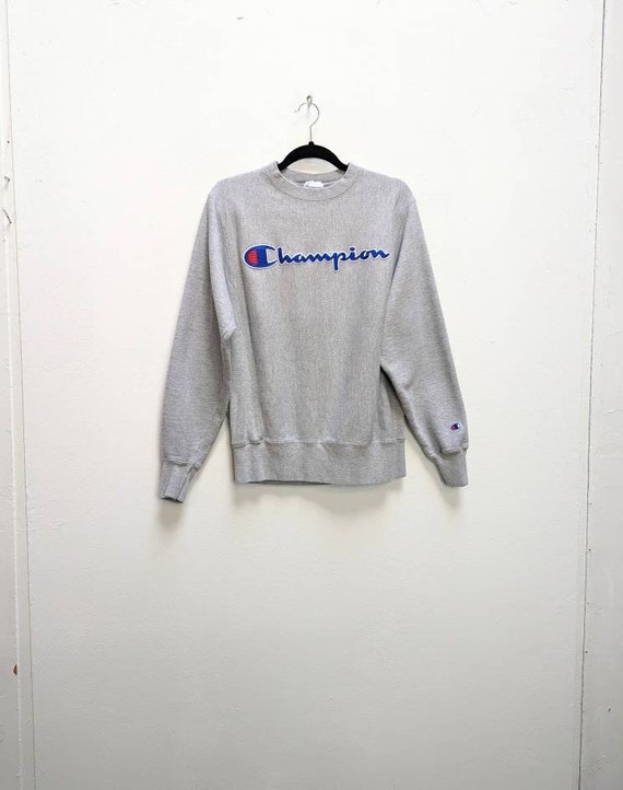 Champion gray sweater discount