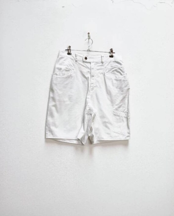 White distressed store shorts womens