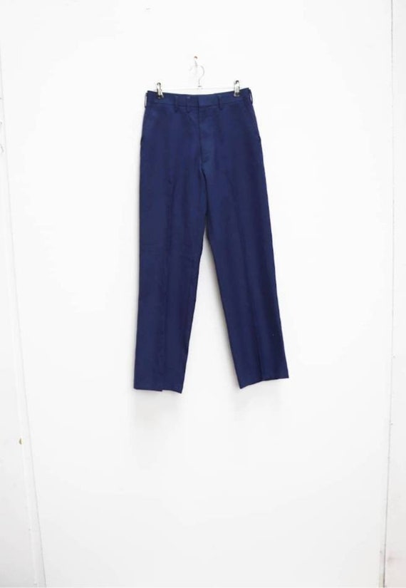 Blue Trousers Vintage Small Trousers Women's Blue