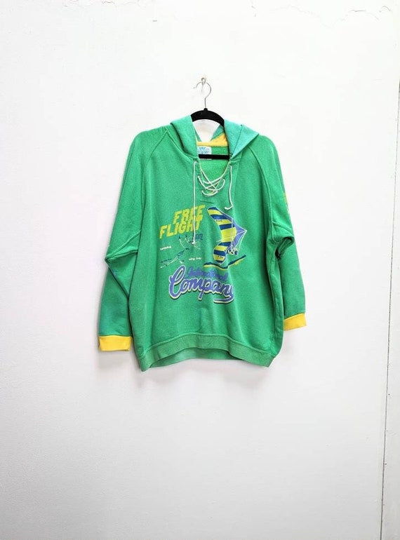 Green graphic shop hoodie