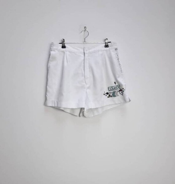 White Shorts Vintage White Sport Shorts 