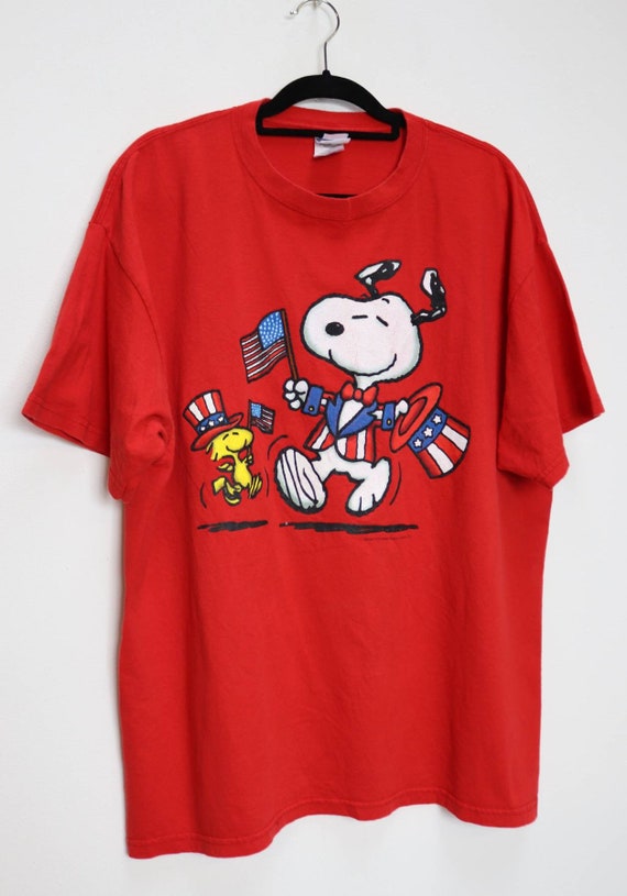 Snoopy Graphic T-shirt Vintage Peanuts 