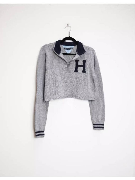 tommy hilfiger cropped jumper