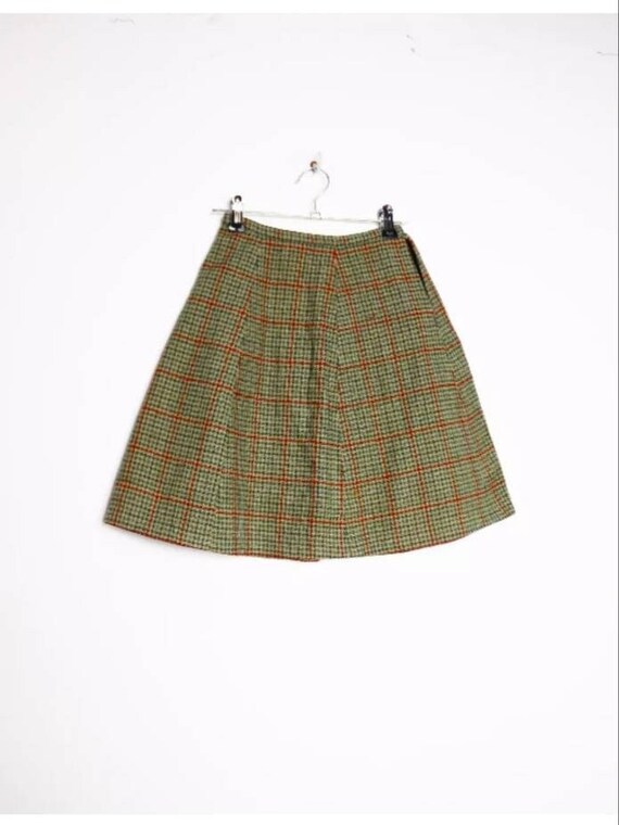 Womens - Check Mini Skirt in Green Check | Superdry UK