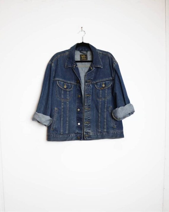 Lee Denim Jacket Vintage Blue Denim Jacket Unisex