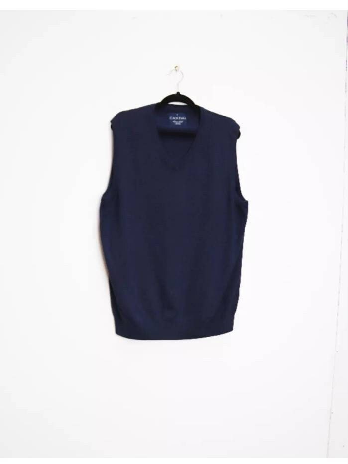Navy Sweater Vest Vintage Sweater Vest 