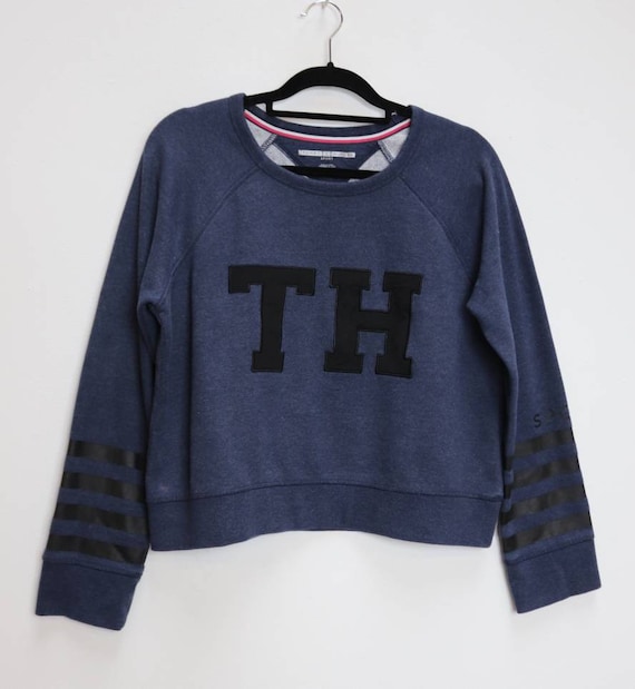 Tommy Hilfiger Sweatshirt Vintage Cropped Sweatshirt Navy Cropped