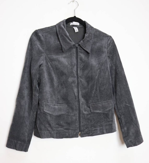 Grey Corduroy Jacket Vintage Cord 