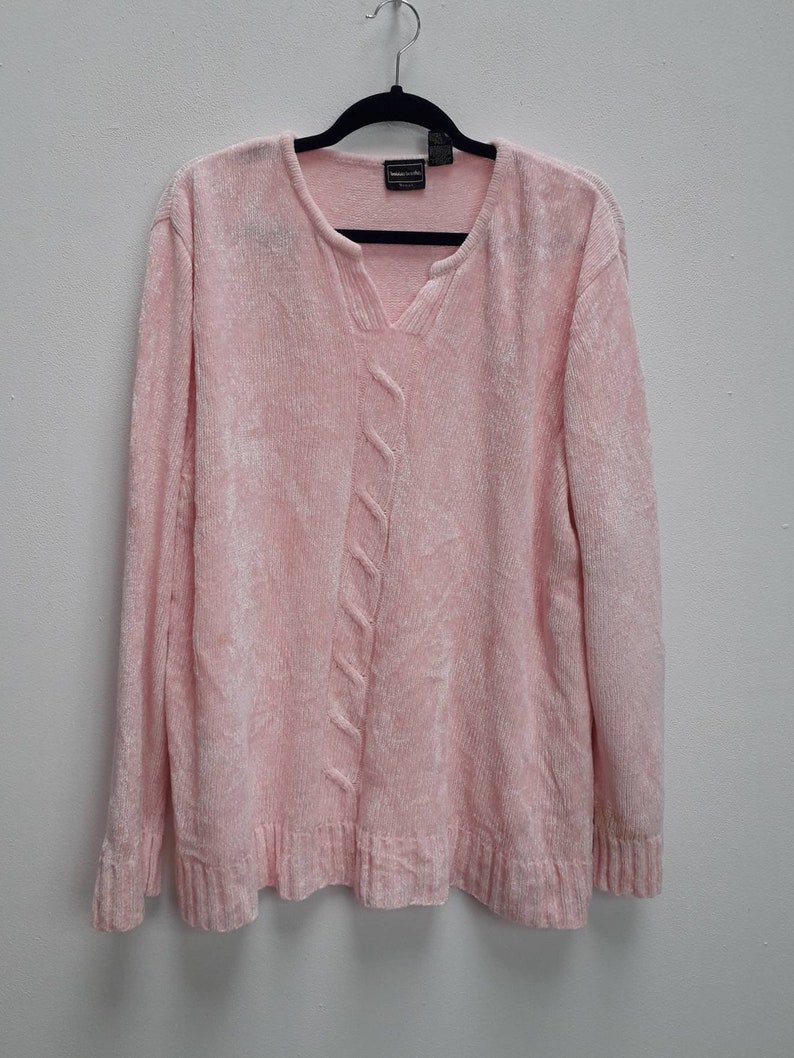 baby pink oversized jumper