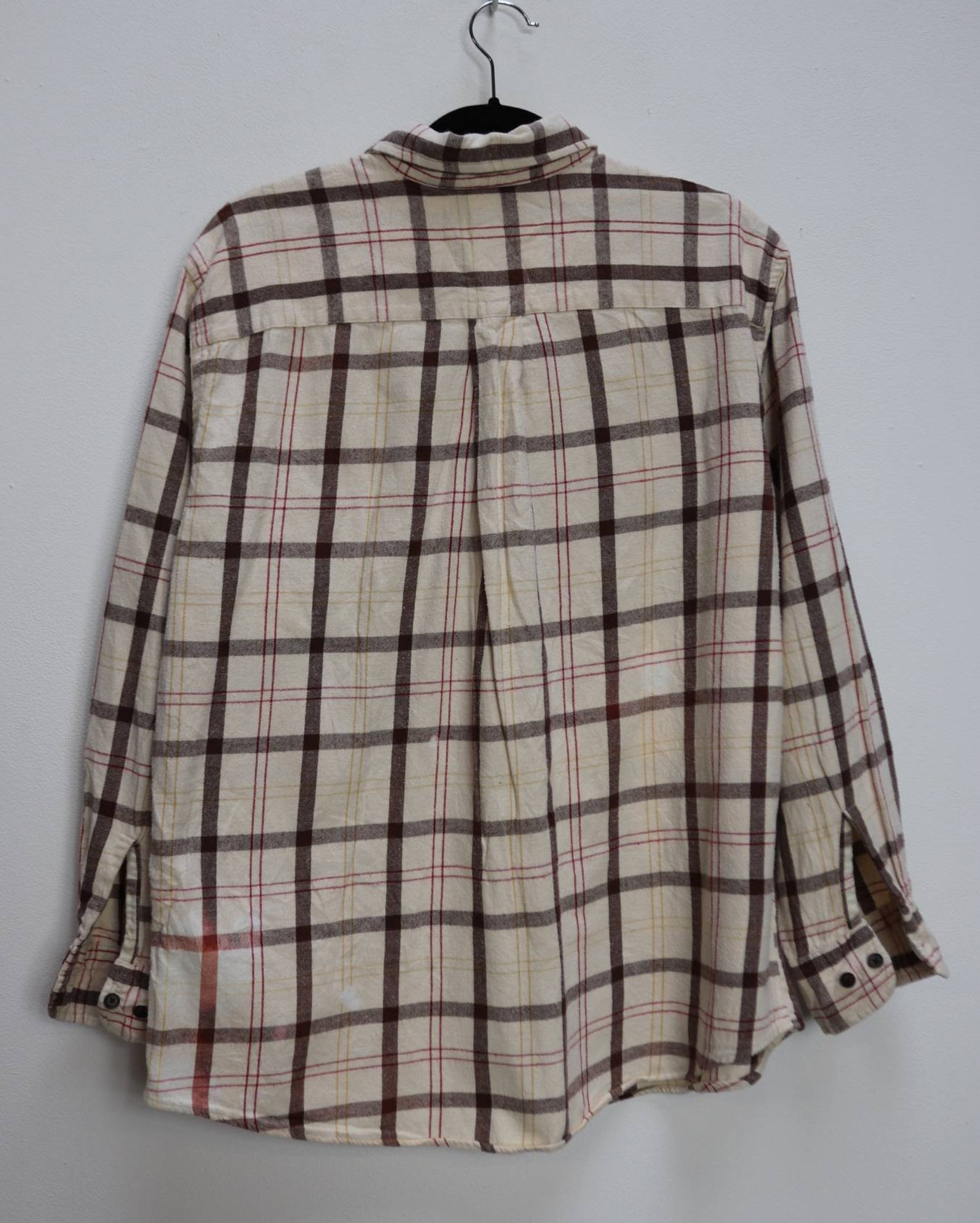 White Checkered Corduroy Shirt Vintage Check Cord Shirt | Etsy