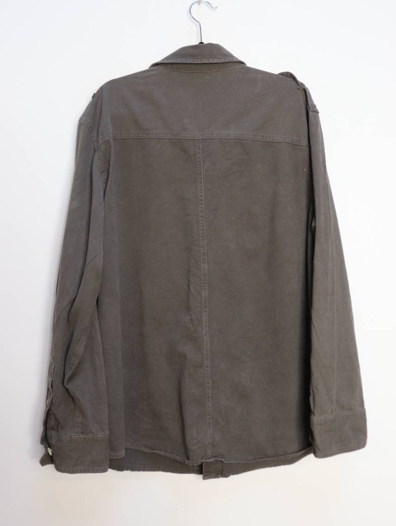Grey Cotton Shirt Vintage Gray Shirt Medium Men/'s Shirt Grey Button Down Shirt Gray Button-Down Shirt Vintage Grey Shirt Gray Cotton Shirt M