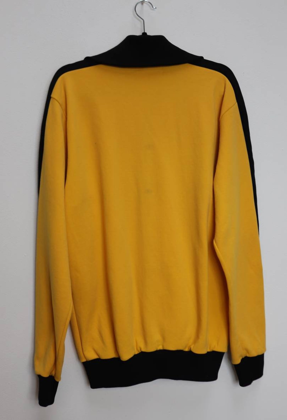 Yellow Sweatshirt Vintage Zip-up Sweatshirt Yellow Jacket - Etsy