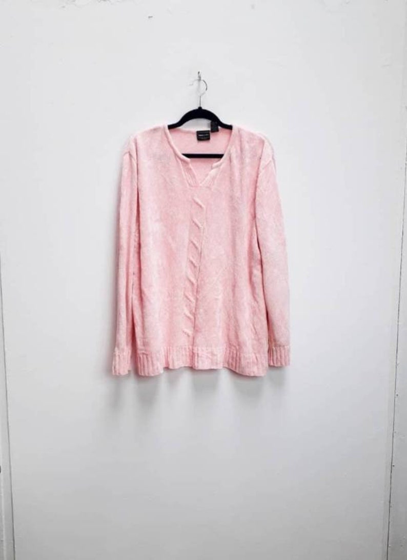 baby pink oversized jumper