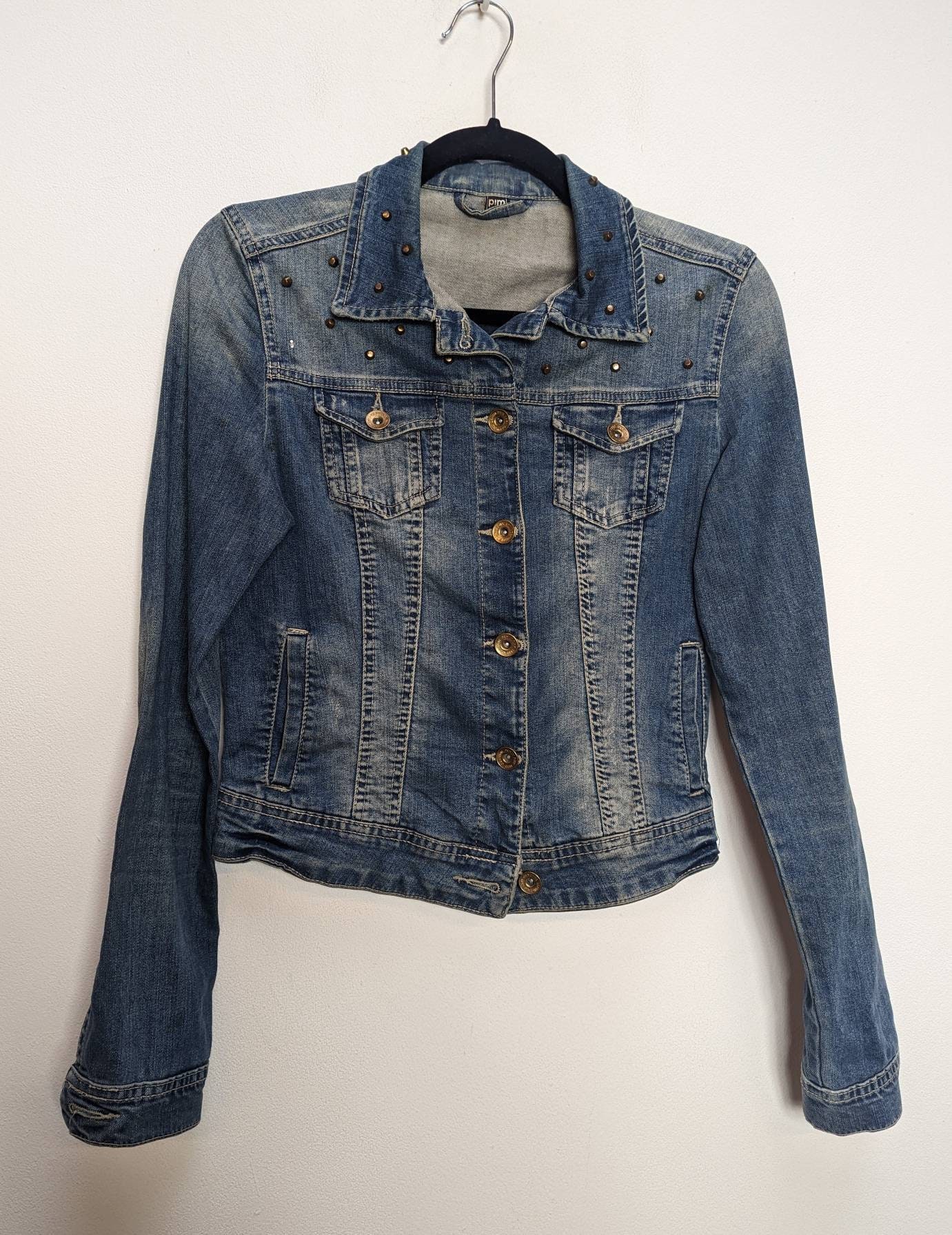 Blue Denim Jacket Vintage Denim Jacket XS Women's Denim Jacket