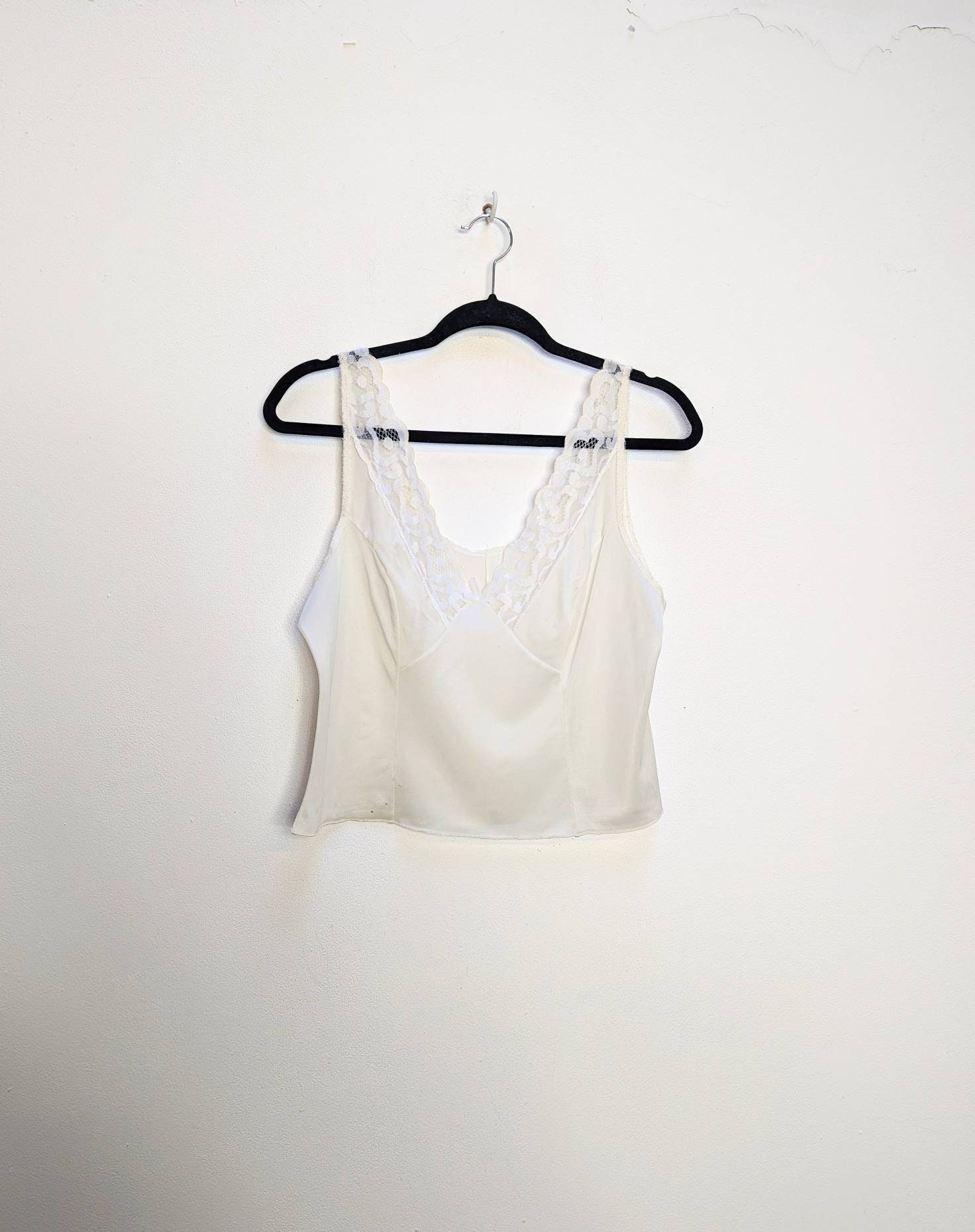 Lace Sheer Camisole for Women Summer Basic Crop Tops Sleeveless V