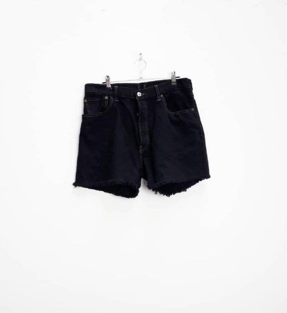 Levi's Denim Shorts Vintage Black Denim Shorts Bla