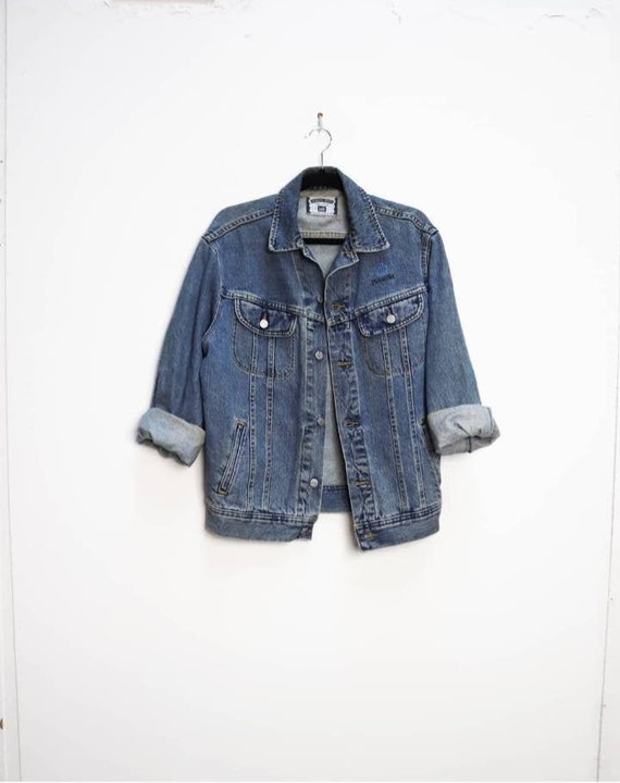 Lee Denim Jacket Vintage Blue Denim Jacket Small … - image 1