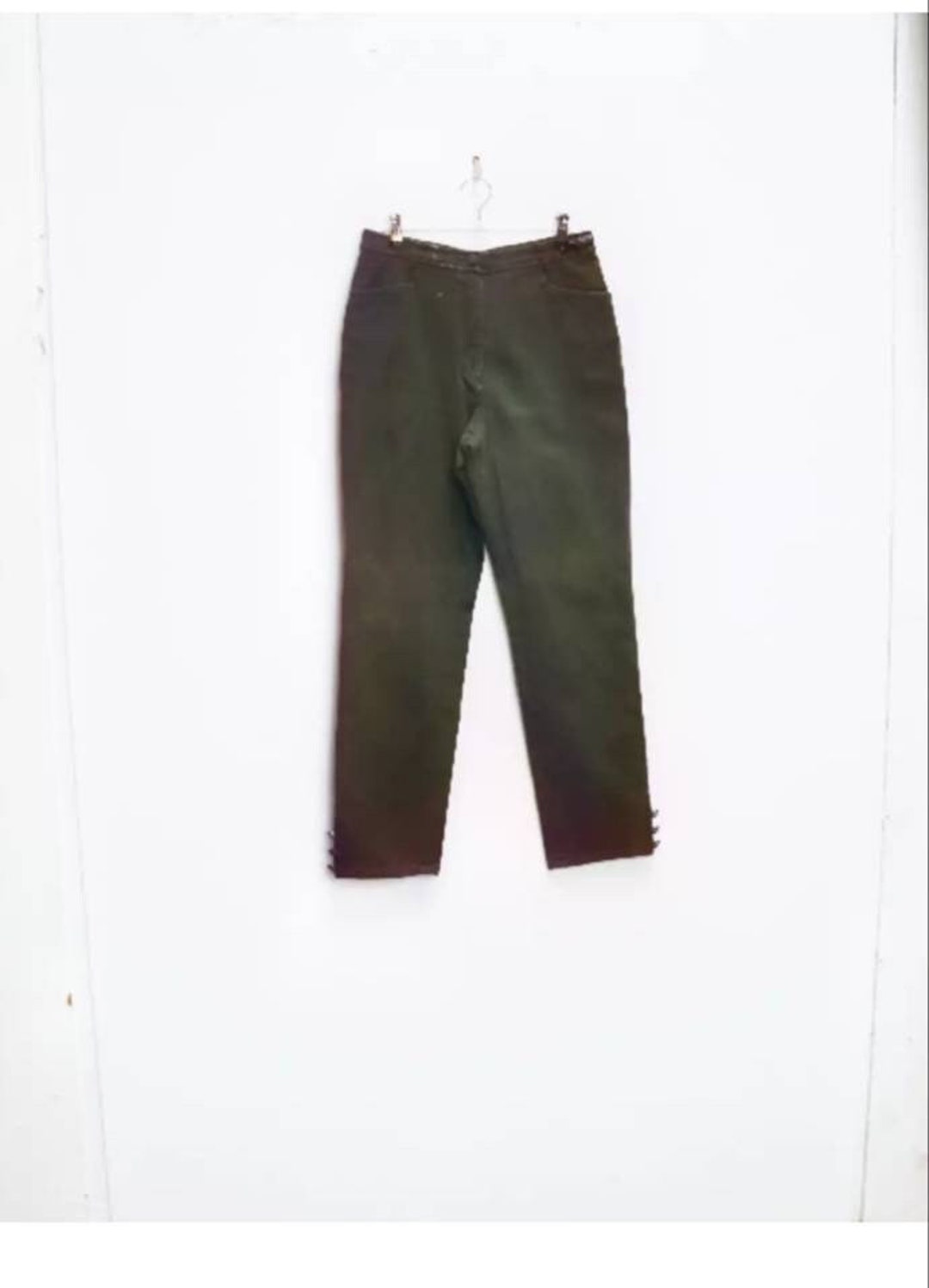 Dark Green Jeans Vintage Jeans Small Women's Jeans Dark Green Denim