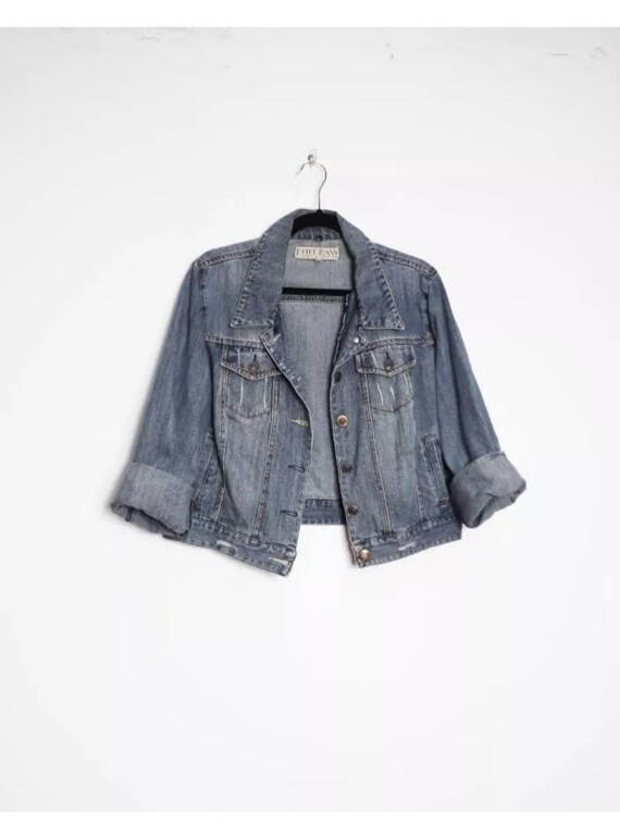 Blue Denim Jacket Vintage Denim Jacket 