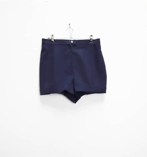 Navy Shorts Vintage Blue Shorts Women's 