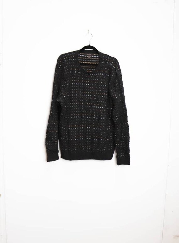 brown patterned jumper