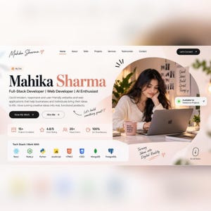 Custom Website Design Service | Modern Business Website Template | Responsive Design, Portfolio, Agency (HTML CSS Files)