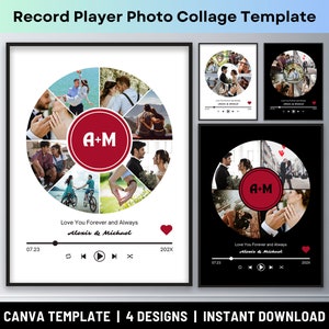 Record Collage Art - Etsy Sweden Record Collage Art - Etsy Sweden