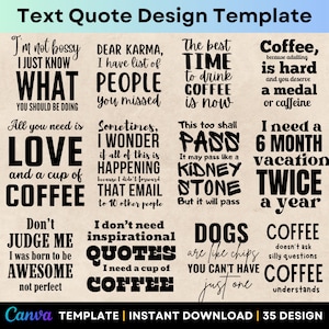 Editable Quotes Canva Template Font Pairing Guide Text Design Typography Poster Free Fonts Combination Ideas Cheat Sheet Designer Toolkit