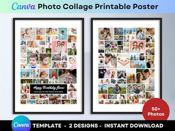 Photo Collage Poster Template