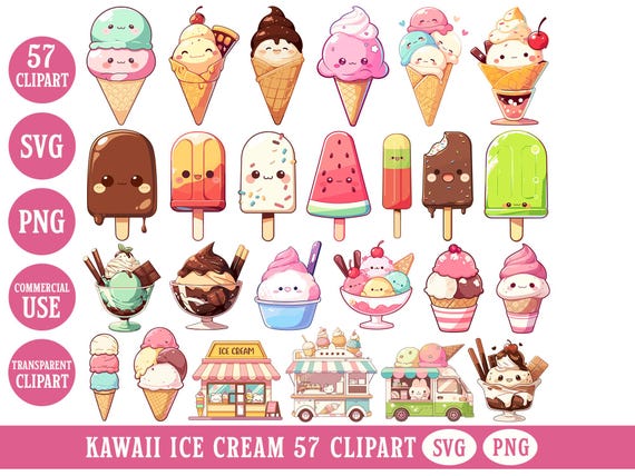 かわいいアイスクリームクリップアート かわいいアイスクリーム