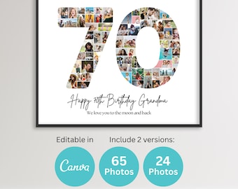 Collage Birthday Number