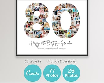Collage Birthday Number