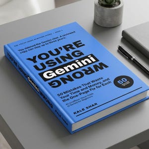 Gemini Guide for Beginners, 50 Mistakes and Fixes, Unofficial Ebook PDF and EPUB, Instant Download