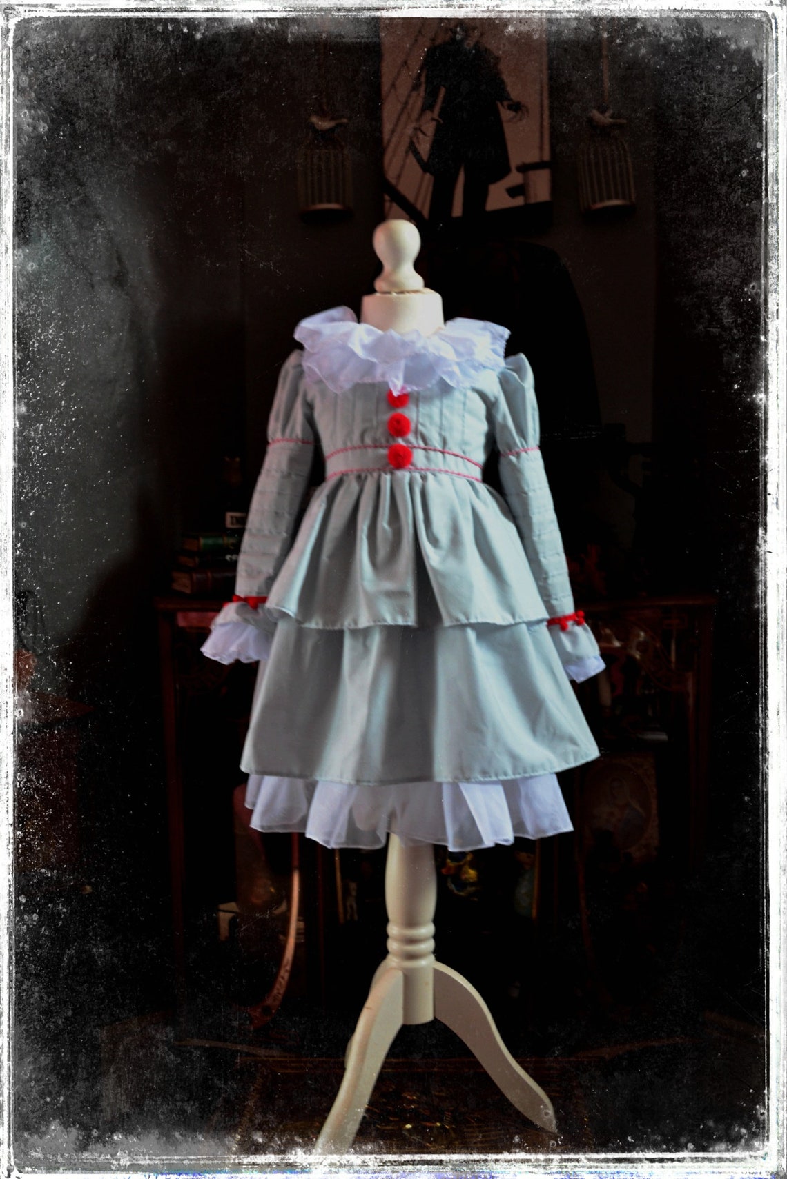 Bespoke Deadly and Deranged Clown Hallowe'en Costume Dress Etsy