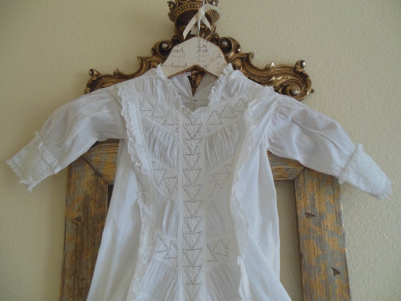 Antique Christening Gown--Work of Art--Special Hei