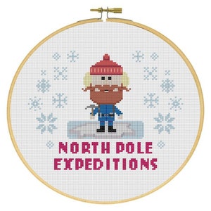 Yukon Cornelius Rudolph the Red Nosed Reindeer Cross Stitch PDF Pattern