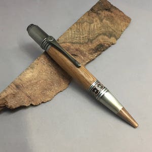 A gift for HIM - show some love! Bourbon Proxima Pen - made from Maker&#39;s Mark bourbon barrel