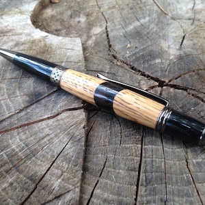 Maker&#39;s Mark 46 Custom Designed pen with Gunmetal Finish. Made from Maker&#39;s 46 barrel